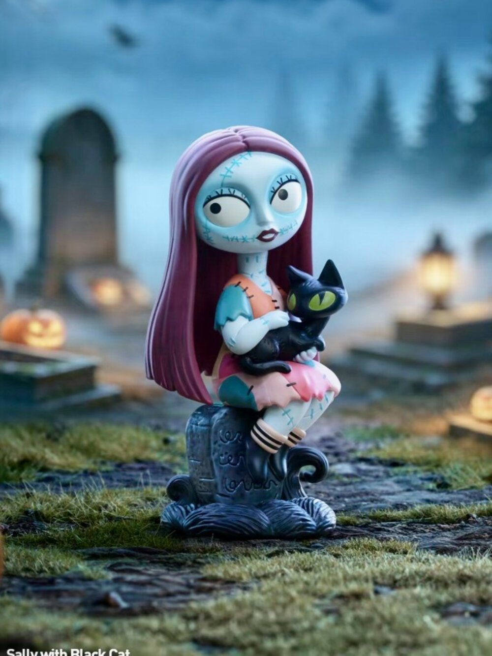 POP MART Nightmare Before Christmas Sally with Black Cat Confirmed Figure NEW